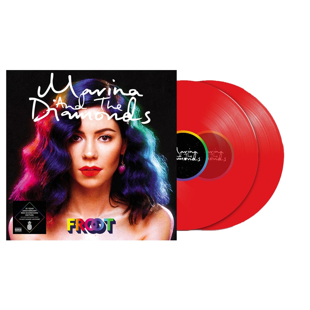 CD Shop - MARINA & THE DIAMONDS FROOT (10TH ANNIVERSARY, LIMITED RED VINYL)