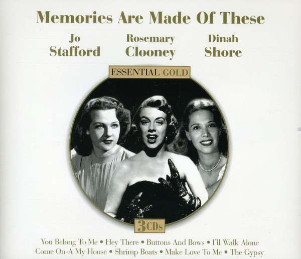 CD Shop - JO STAFFORD,ROSEMARY CLOONEY,DINAH SHORE MEMORIES ARE MADE OF T...