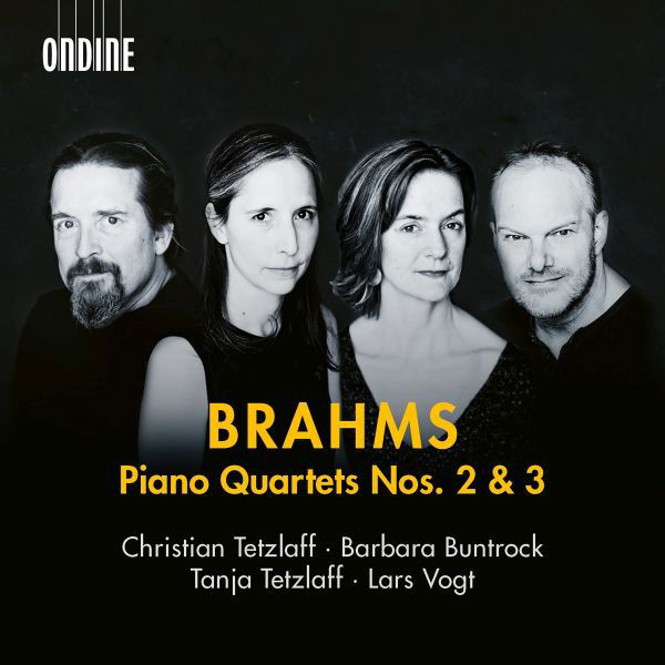 CD Shop - CHRISTIAN TETZLAFF,BARBARA BUNTROCK,TANJA TETZLAFF,LARS VOGT BRAHMS: PIANO QUARTETS...