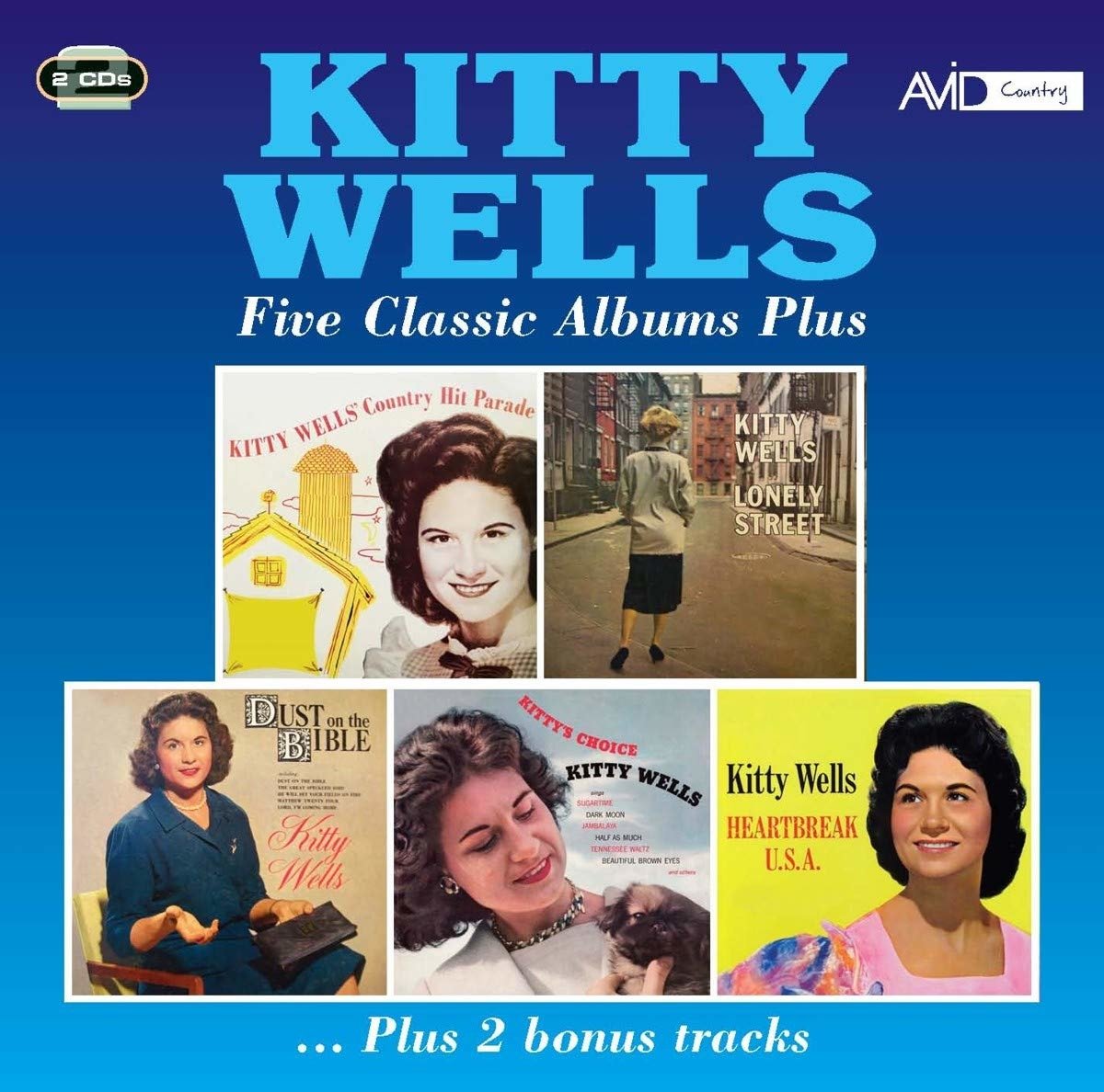 CD Shop - KITTY WELLS FIVE CLASSICS ALBUMS PLUS