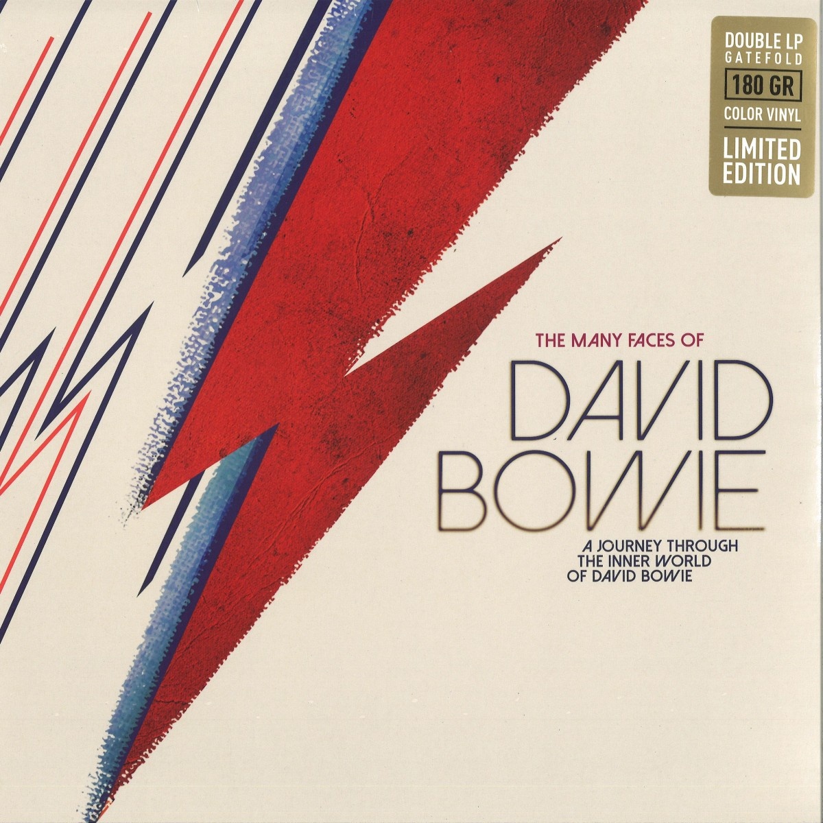 CD Shop - DAVID BOWIE TRIBUTE Many Faces of David Bowie (Red & Blue Vinyl, HQ)