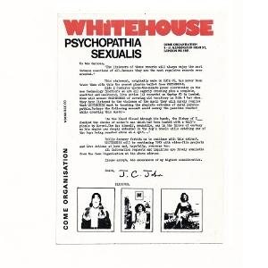 CD Shop - WHITEHOUSE PSYCHOPATHIA SEXUALIS