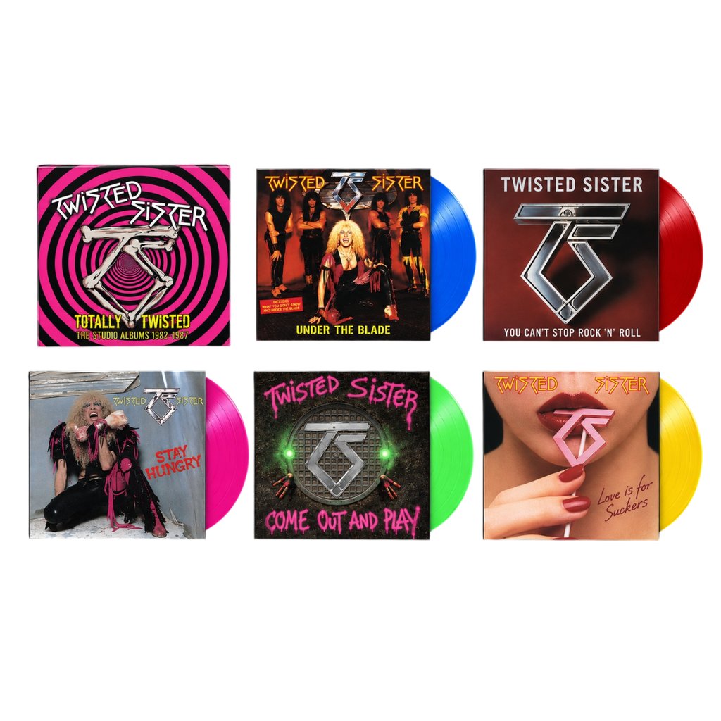 CD Shop - TWISTED SISTER TOTALLY TWISTED - THE STUDIO ALBUMS 1982-1987
