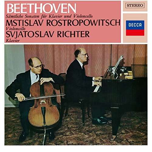 CD Shop - LUDWIG VAN BEETHOVEN,MSTISLAV ROSTROPOVICH,SVIATOSLAV RICHTER BEETHOVEN: THE COMPLET...