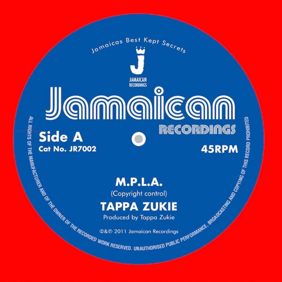 CD Shop - TAPPER ZUKIE M.P.L.A./VERSION