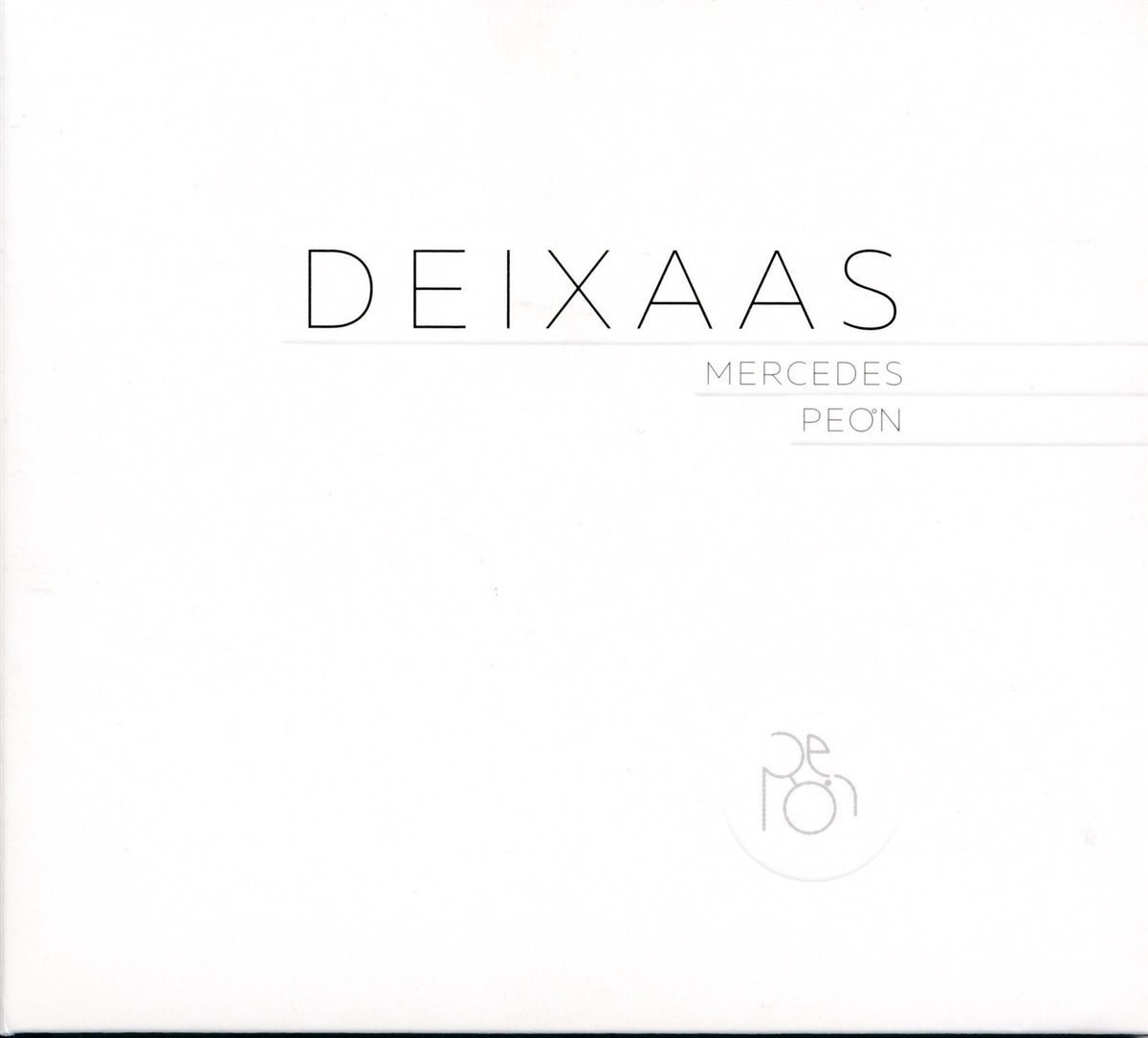 CD Shop - MERCEDES PEON DEIXAAS