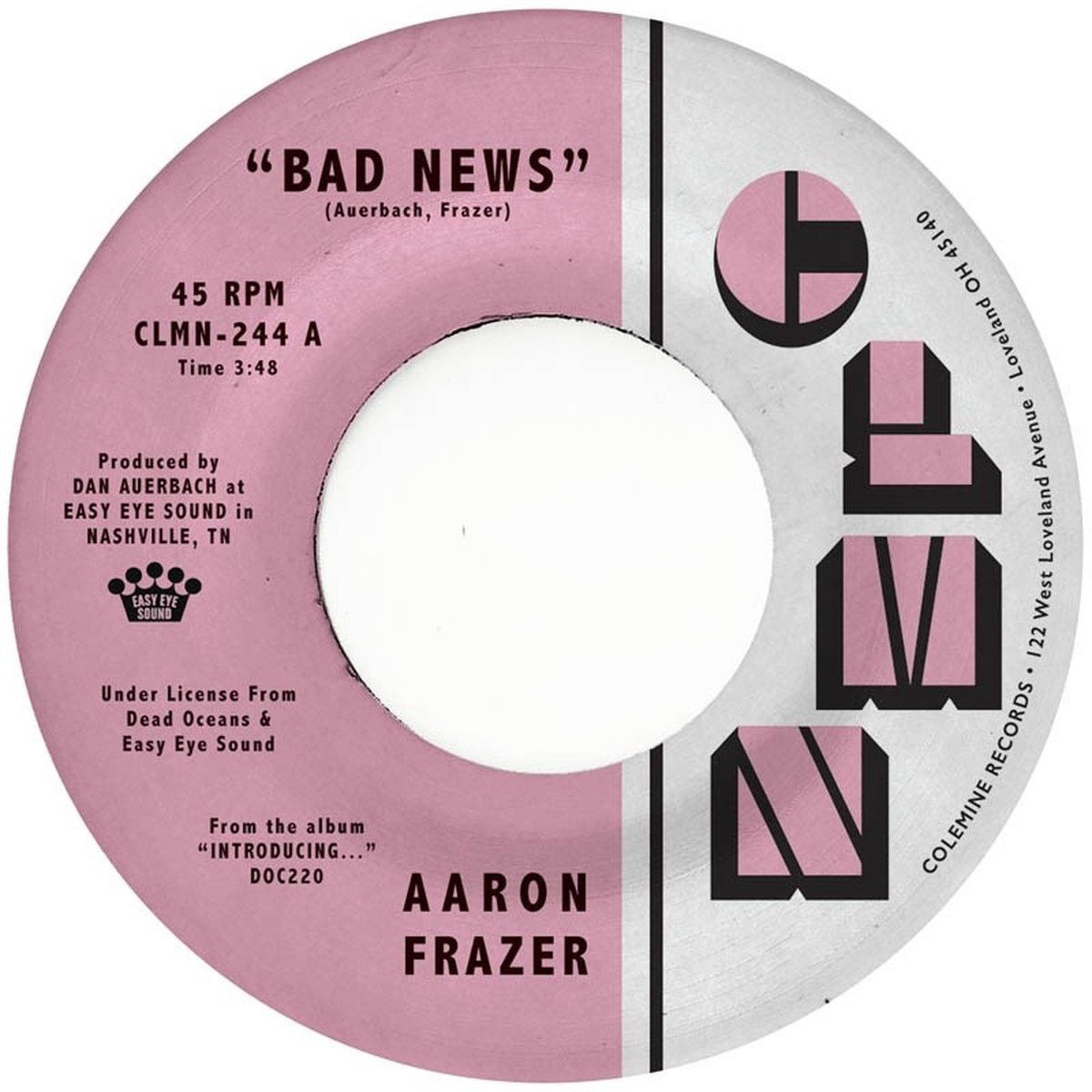 CD Shop - AARON FRAZER 7-BAD NEWS