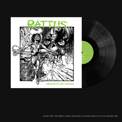 CD Shop - RATTUS USKONTO ON VAARA BLACK LTD.