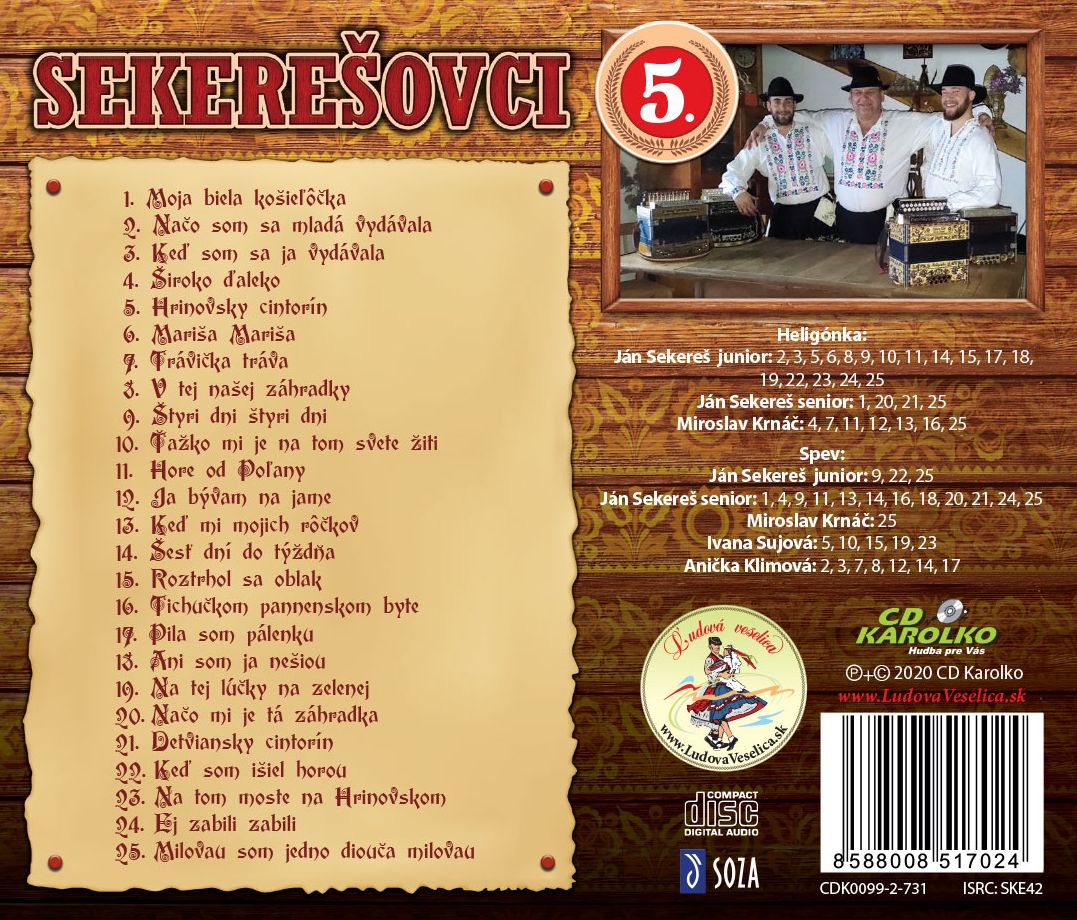 CD Shop - SEKERESOVCI SEKERESOVCI 5