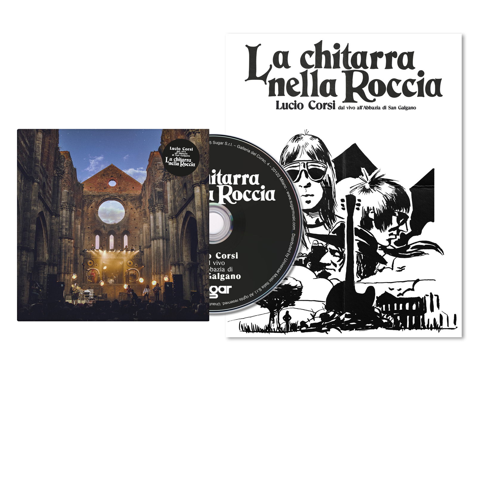CD Shop - LUCIO CORSI LA CHITARRA NELLA ROCCIA