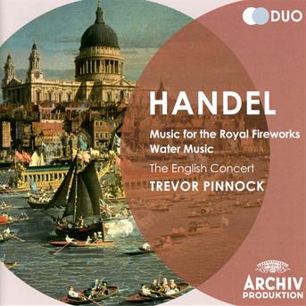 CD Shop - PINNOCK/EC HUDBA K OHNOSTROJI/VODIN  HAENDEL GEORG FRIEDR