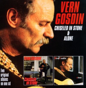 CD Shop - VERN GOSDIN CHISELED IN STONE/ALONE