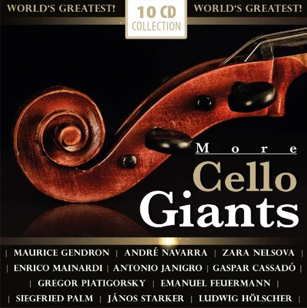 CD Shop - GENDRON/ MAINARDI/ HÖLSCHER AND MORE MORE CELLO GIANTS