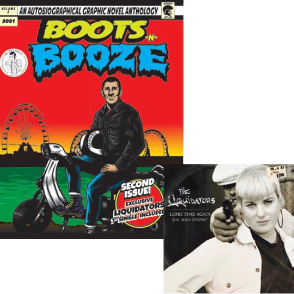 CD Shop - BOOTS N BOOZE (W 7-COMIC #2