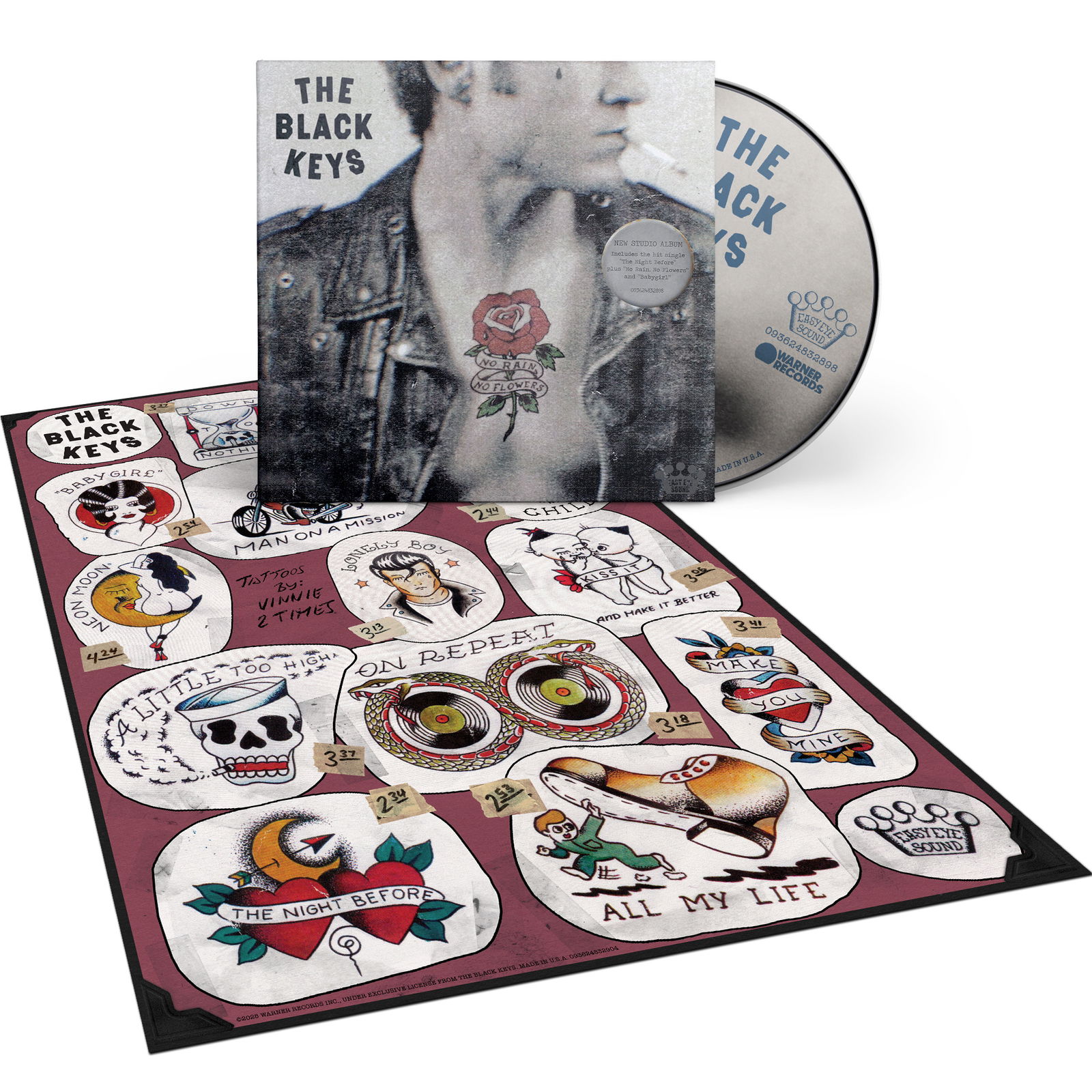 CD Shop - THE BLACK KEYS NO RAIN, NO FLOWERS