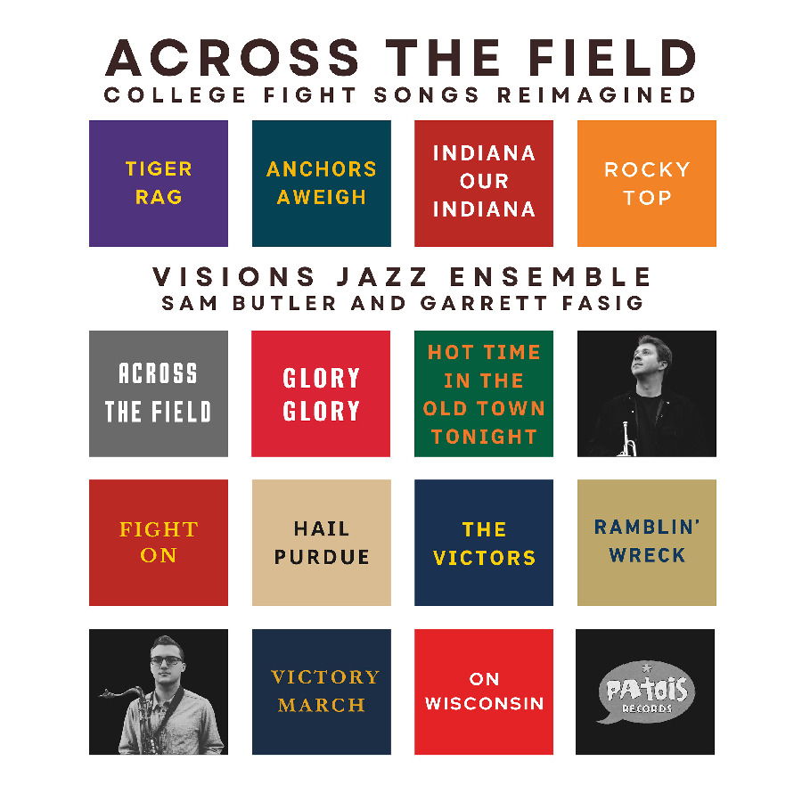 CD Shop - VISION JAZZ ENSEMBLE ACROSS THE FIELD