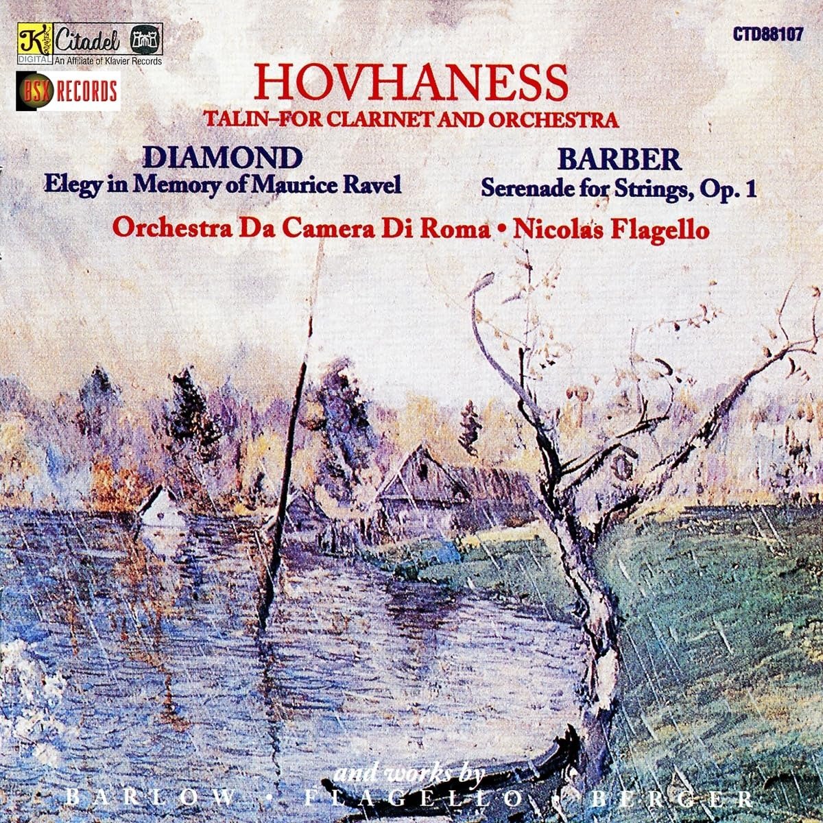 CD Shop - ALAN HOVHANESS TALIN: CONCERTO FOR CL...