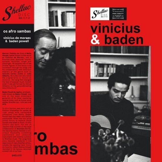 CD Shop - VINICIUS DE & BADEN POWELL MORAES OS AFRO SAMBAS