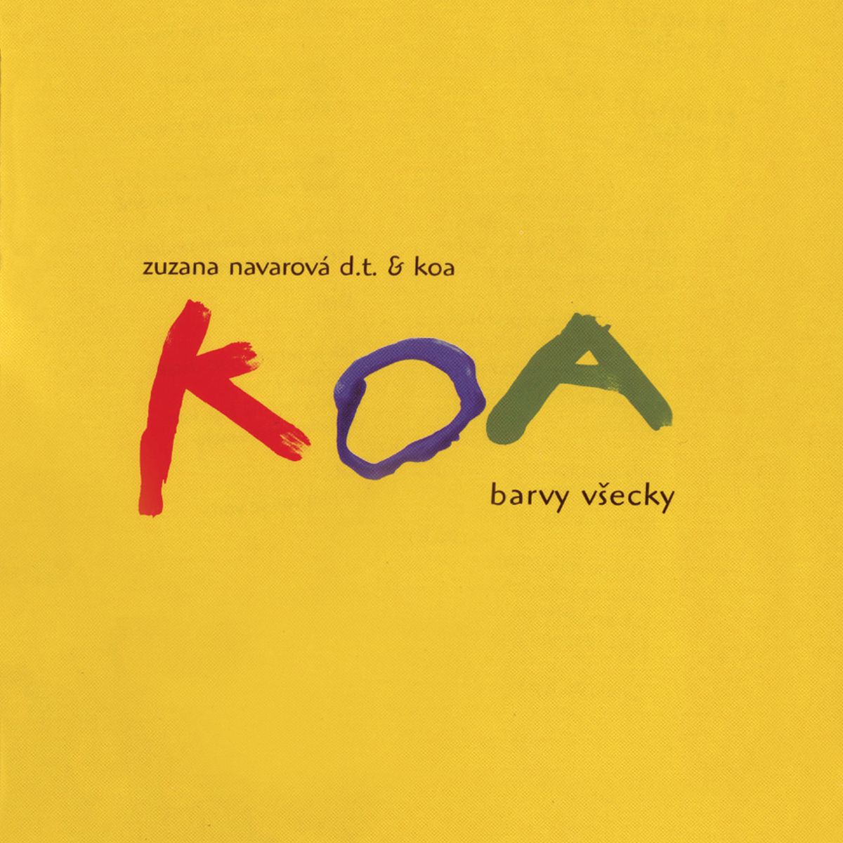 CD Shop - NAVAROVA ZUZANA & KOA BARVY VSECKY
