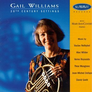 CD Shop - GAIL WILLIAMS 20TH CENTURY SETTINGS