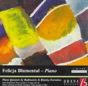 CD Shop - FELICJA BLUMENTAL PIANO QUINTETS BY RUBI...