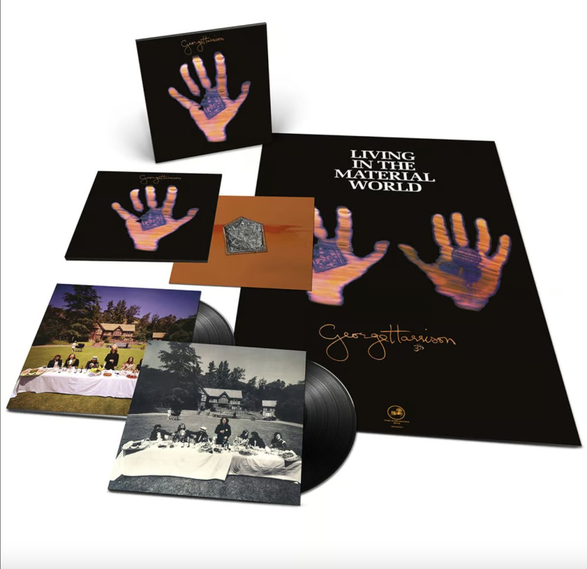 CD Shop - HARRISON GEORGE Living in the Material World (50th Anniversary) (Deluxe)