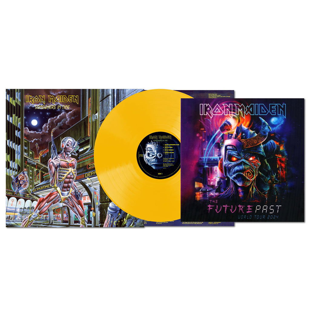 CD Shop - IRON MAIDEN SOMEWHERE IN TIME (LIMITED YELLOW VINYL)