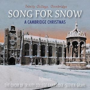 CD Shop - THE CHOIR OF TRINITY COLLEGE CAMBRIDGE,STEVEN GRA SONG FOR SNOW