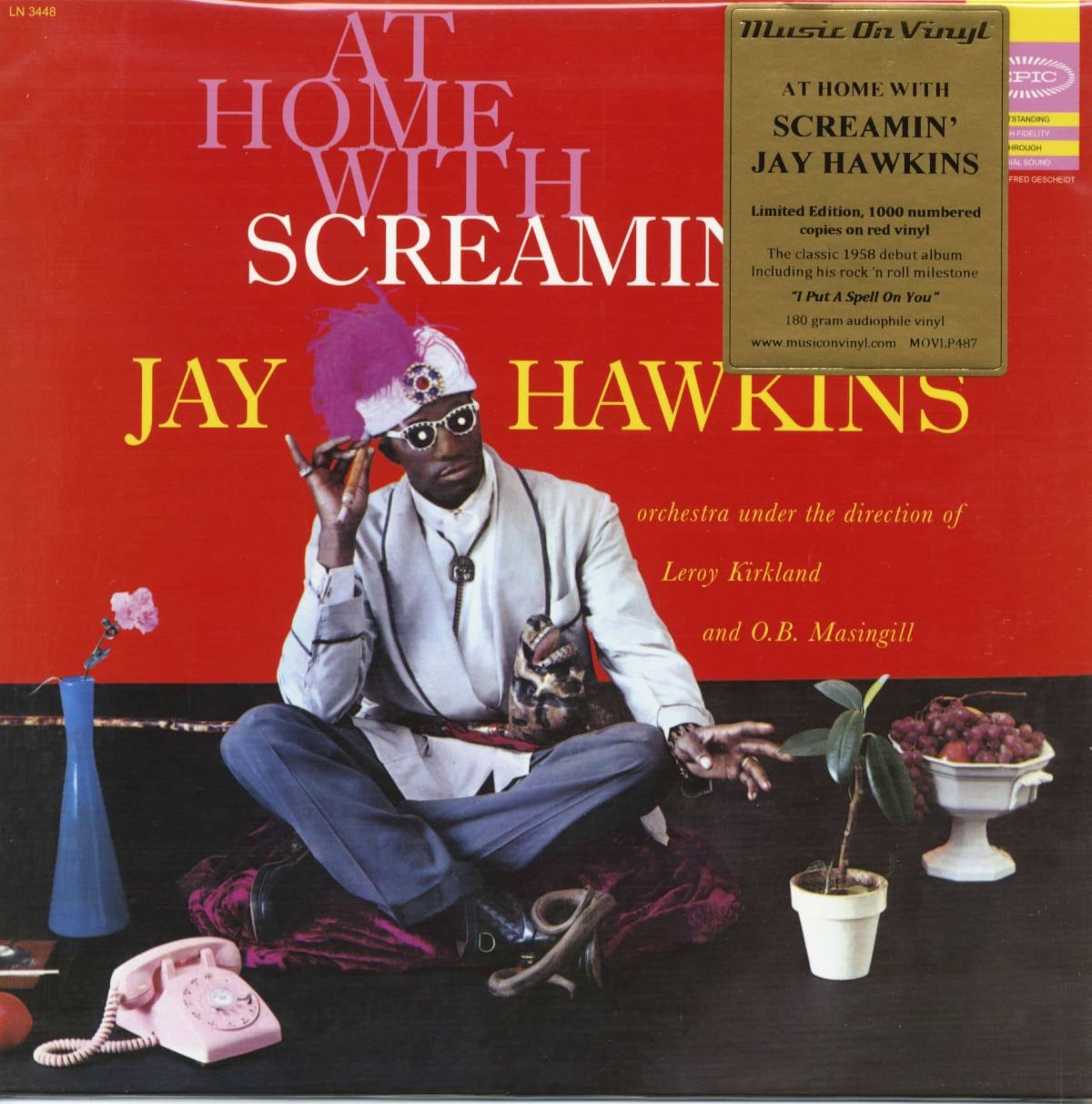 CD Shop - SCREAMIN’ JAY HAWKINS At Home with Screamin’ Jay Hawkins (red vinyl, 180 g)