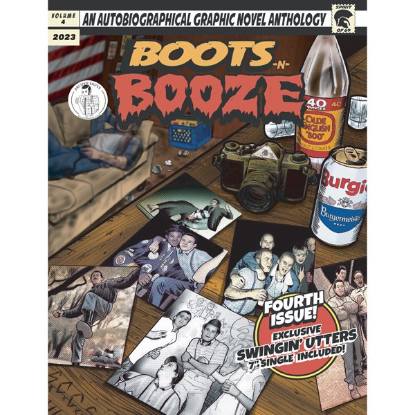 CD Shop - BOOTS N BOOZE (W 7-COMIC #4