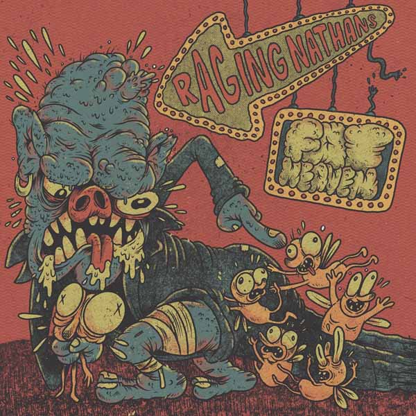 CD Shop - THE RAGING NATHANS & FAT HEAVEN 7-SPLIT
