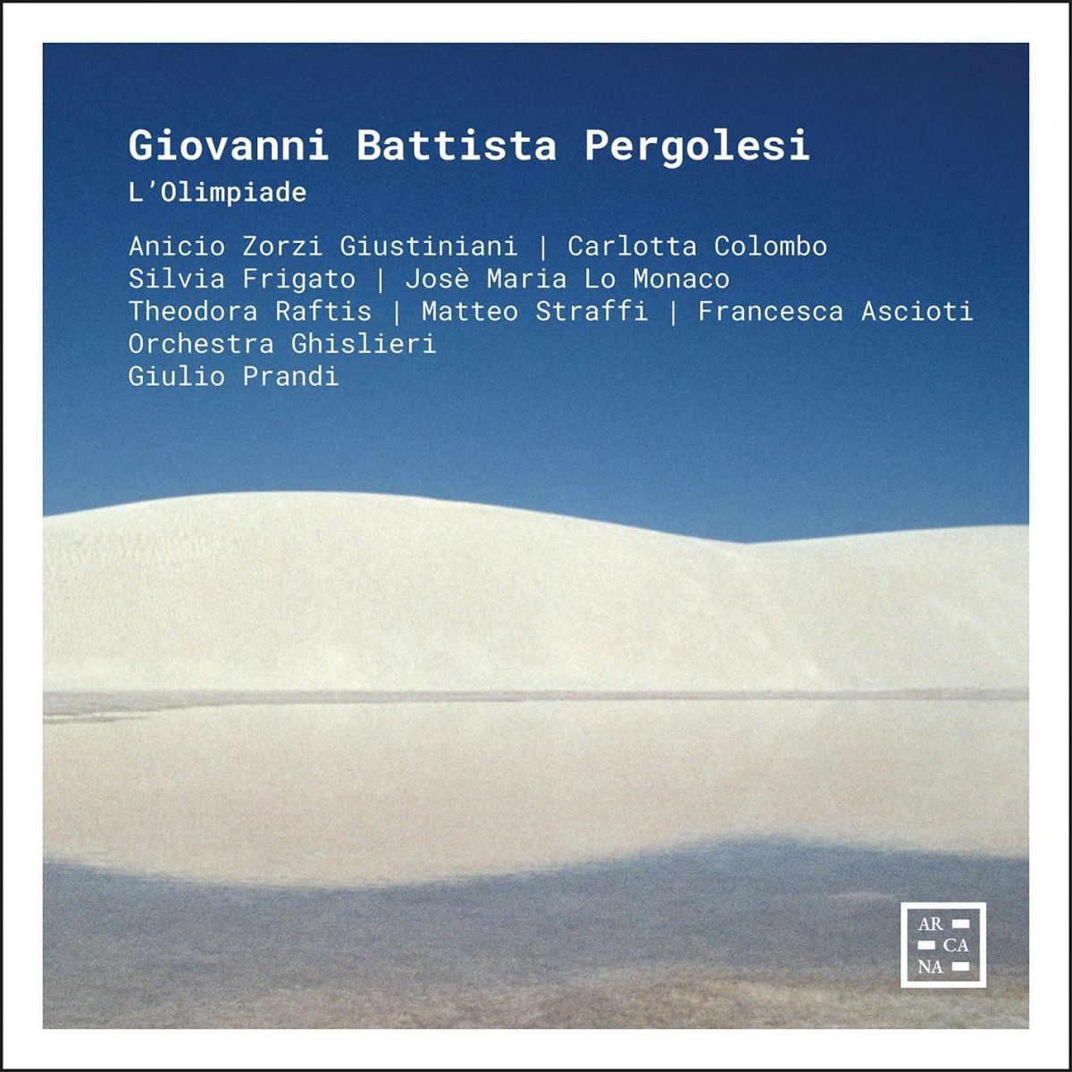 CD Shop - ANICIO ZORZI GIUSTINIANI PERGOLESI: L\