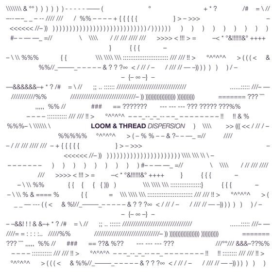 CD Shop - LOOM & THREAD DISPERSION