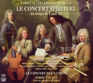 CD Shop - LE CONCERT DES NATIONS / JORDI SAVALL LE CONCERT SPIRITUEL AU TEMPS DE LOUIS XV