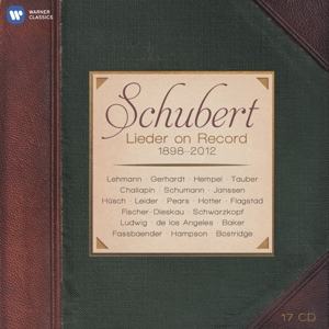 CD Shop - SCHUBERT, FRANZ LIEDER ON RECORD 1898-2012