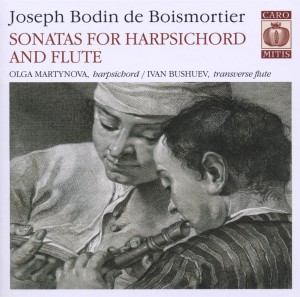 CD Shop - MARTYNOVA, OLGA/IVAN BUSH Boismortier: Sonatas For Harpsichord & Flute
