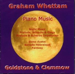 CD Shop - GOLDSTONE & CLEMMOW WHETTAM: PIANO MUSIC