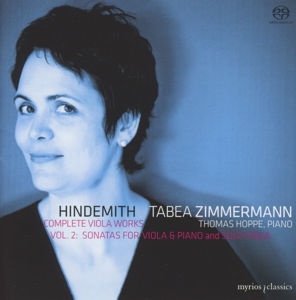 CD Shop - ZIMMERMANN, TABEA / THOMA Paul Hindemith: Complete Works For Viola Vol.2: Sonatas For Viola & Piano and Solo Viola