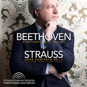 CD Shop - HONECK, MANFRED Beethoven: Eroica - Strauss: Horn Concerto No.1