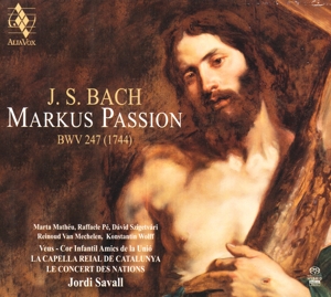 CD Shop - LA CAPELLA REIAL DE CATAL Bach: Markus Passion Bwv 247 (1744)