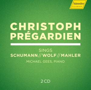 CD Shop - PREGARDIEN, CHRISTOPH SINGS SCHUMANN/WOLF/MAHLER