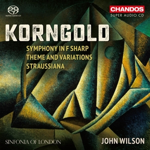 CD Shop - SINFONIA OF LONDON / JOHN WILSON Korngold: Symphony In F Sharp