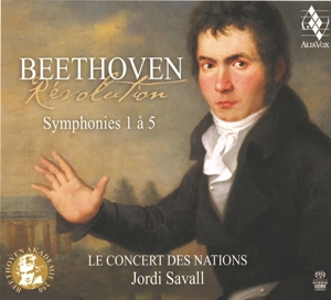 CD Shop - LE CONCERT DES NATIONS / JORDI SAVALL Beethoven Revolution Symphonies 1-5