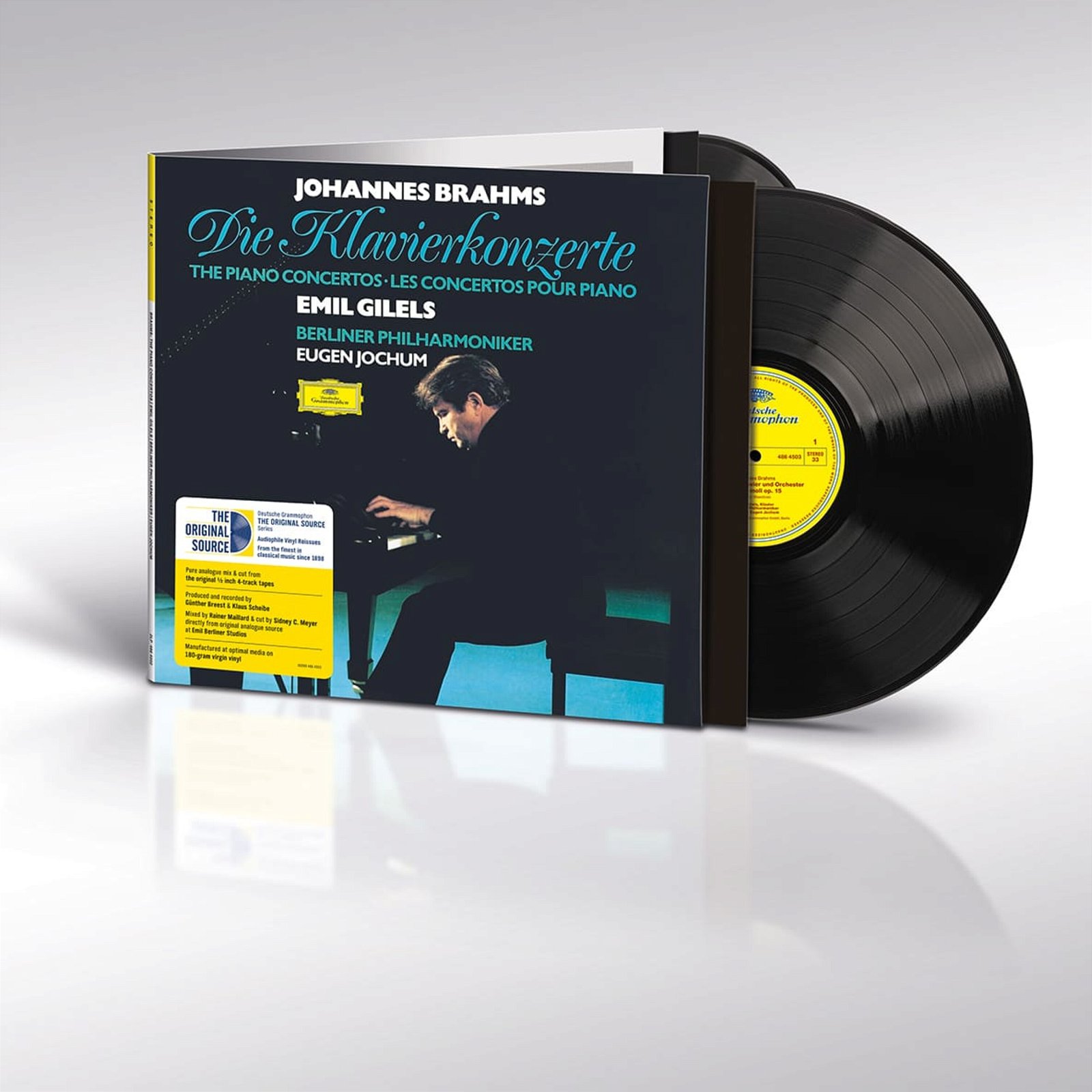 CD Shop - GILELS, EMIL BRAHMS: PIANO CONCERTOS NOS. 1 & 2