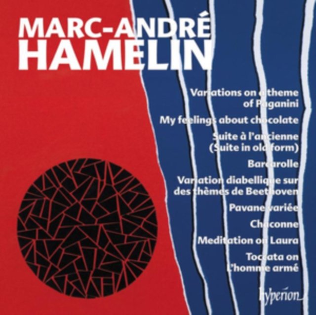 CD Shop - HAMELIN, MARC-ANDRE VARIATIONS ON A THEME OF PAGANINI - MY FEELING ABOUT CHOCOLATE