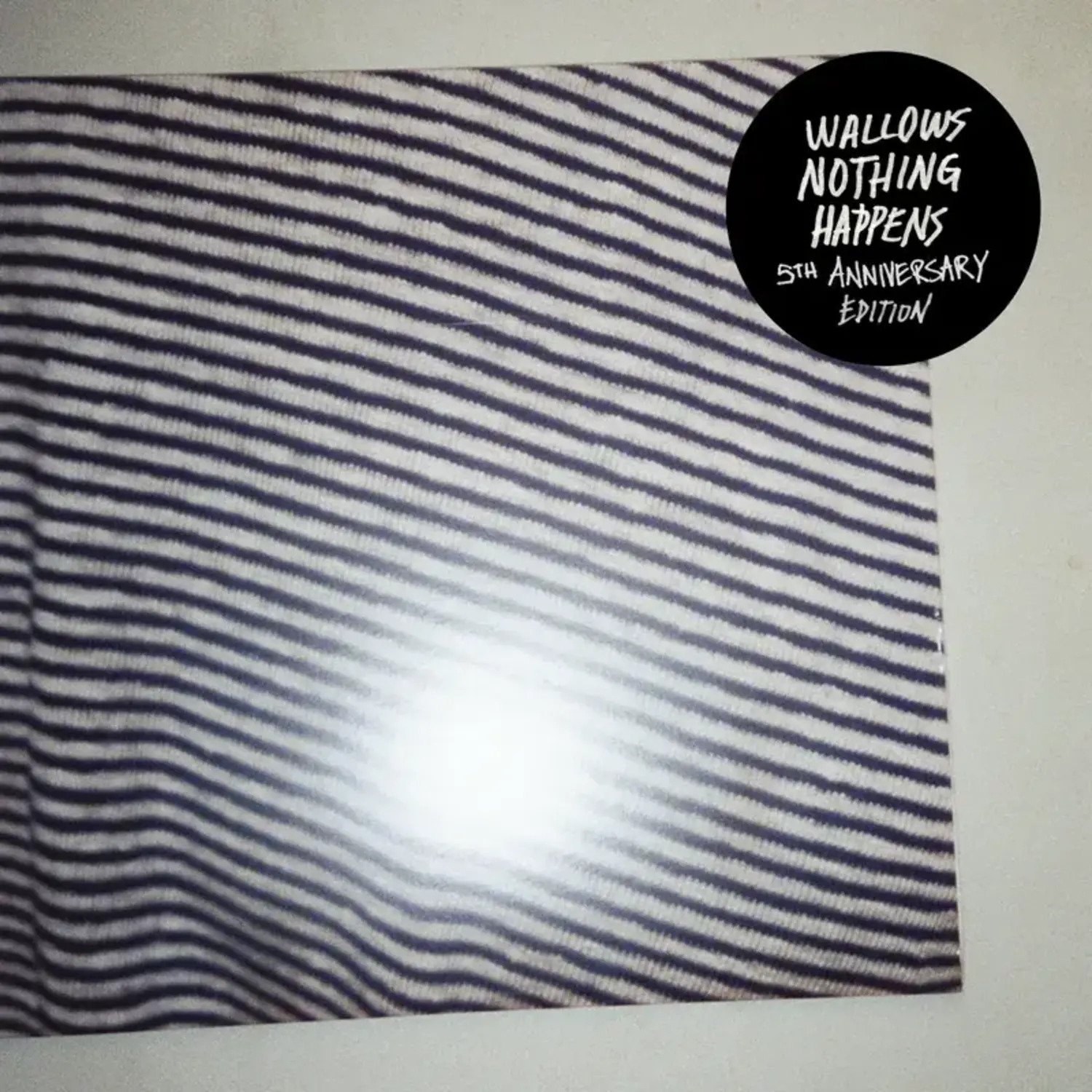 CD Shop - WALLOWS NOTHING HAPPENS (WHITE & BLUE VINYL) (RSD 2024)