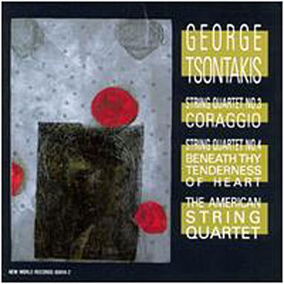 CD Shop - TSONTAKIS, GEORGE STRING QUARTETS NO. 3 & 4