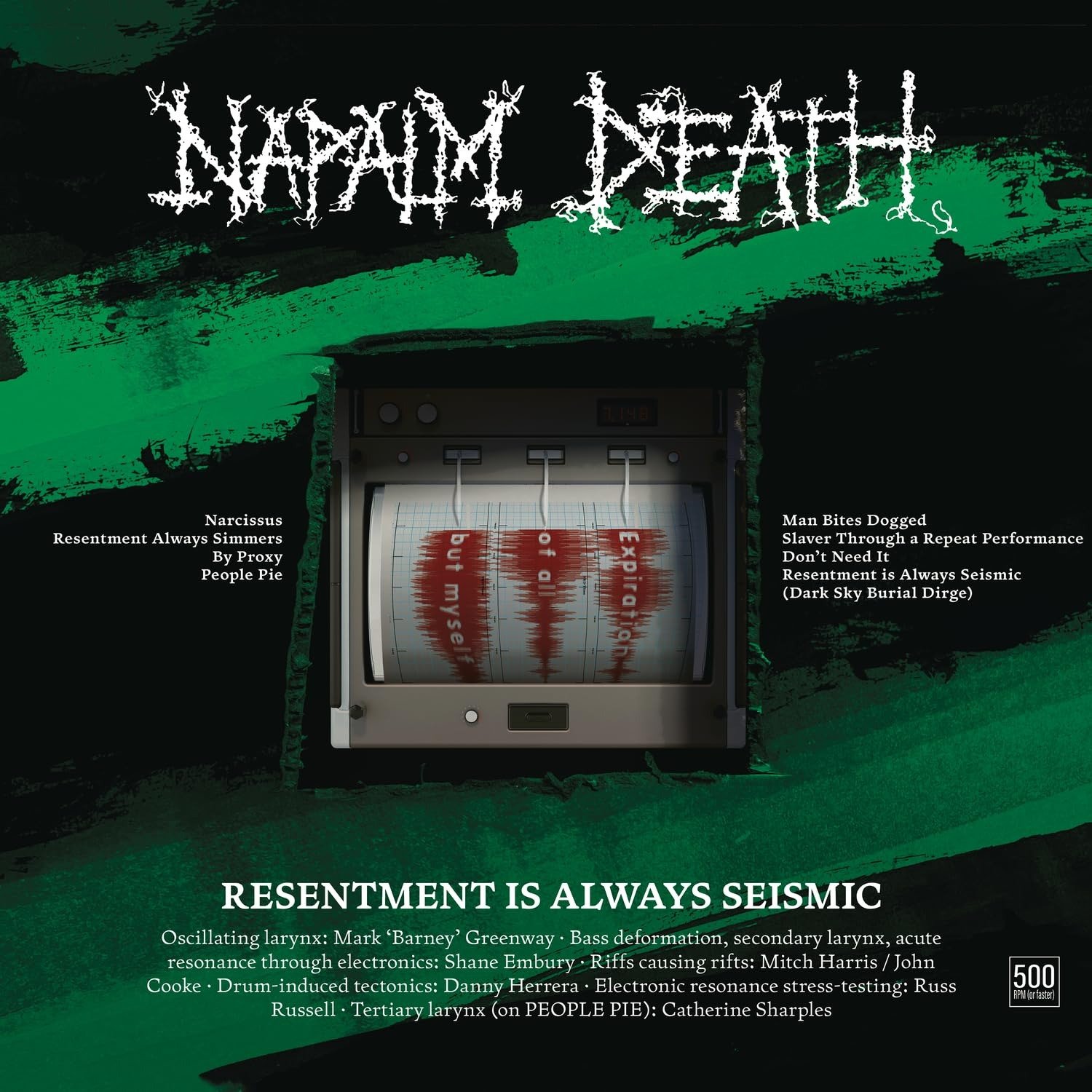 CD Shop - NAPALM DEATH Resentment is Always Seismic - a final throw of Throes