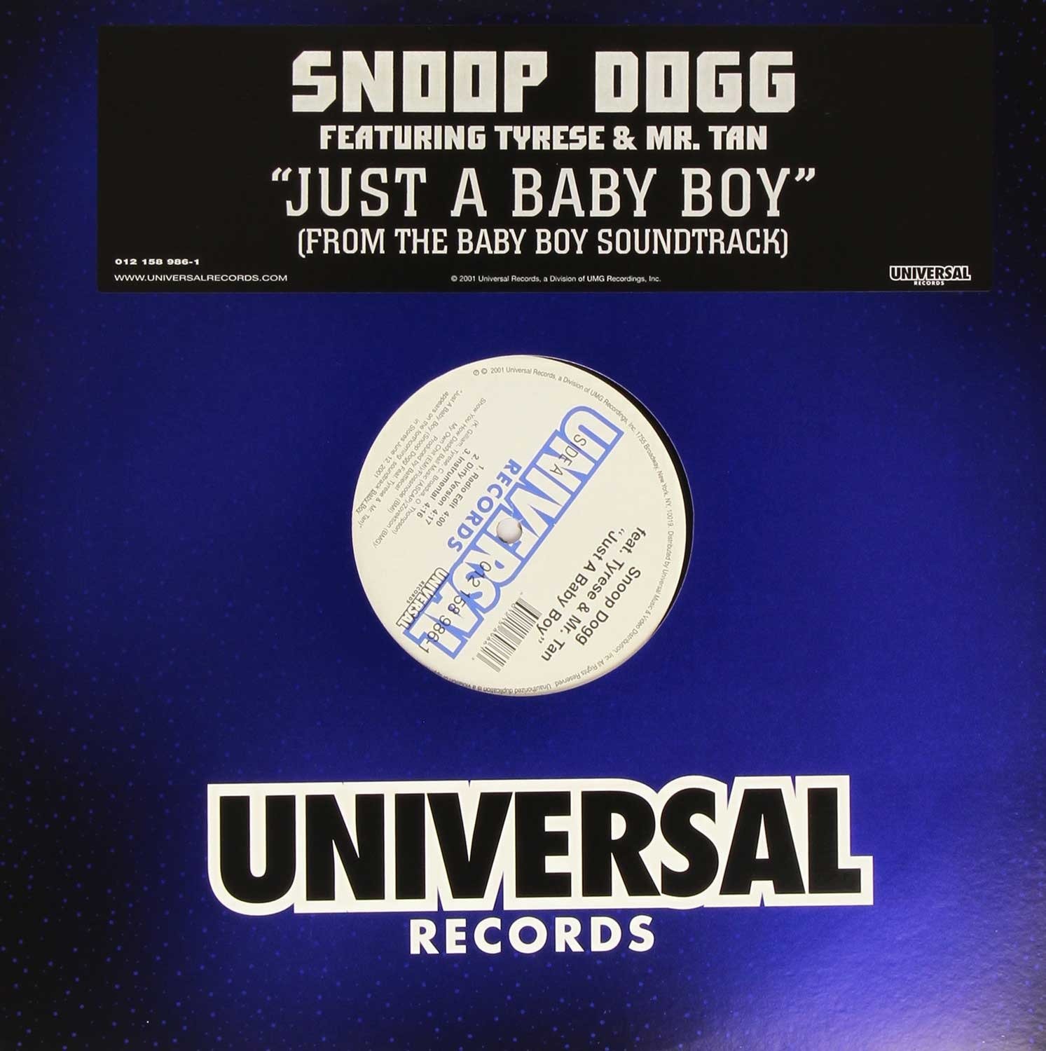 CD Shop - SNOOP DOGGY DOG JUST A BABY BOY