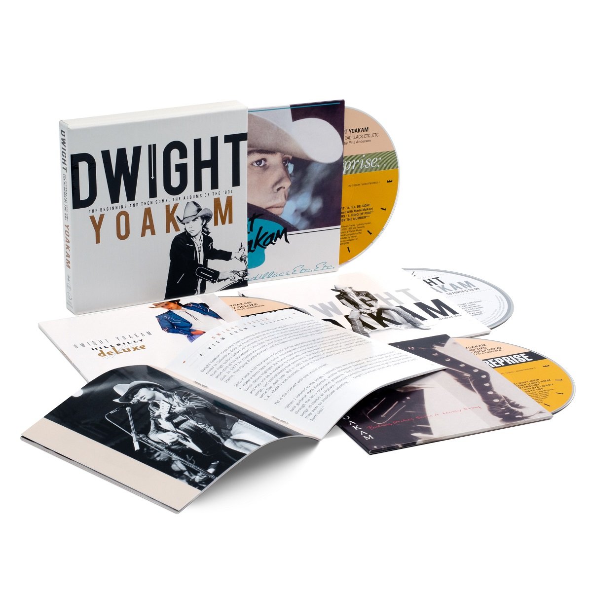 CD Shop - YOAKAM, DWIGHT THE BEGINNING AND THEN SOME: THE ALBUMS OF THE ‘80S (4CD WALLETS IN SLIPCASE, RSD 2024)